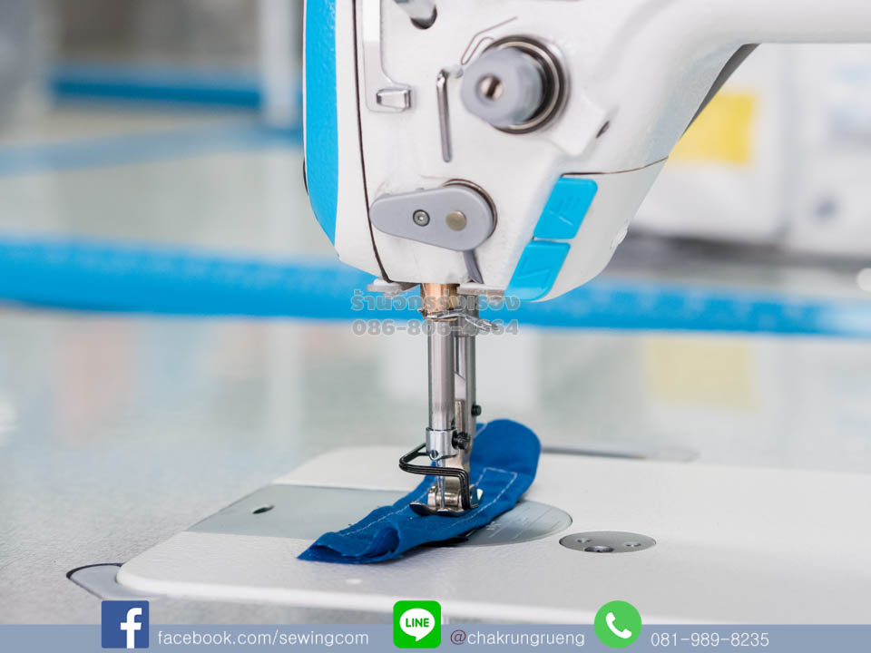 ปุ่มเย็บช้า 1 ฝีเข็ม และปุ่มเย็บย้ำ