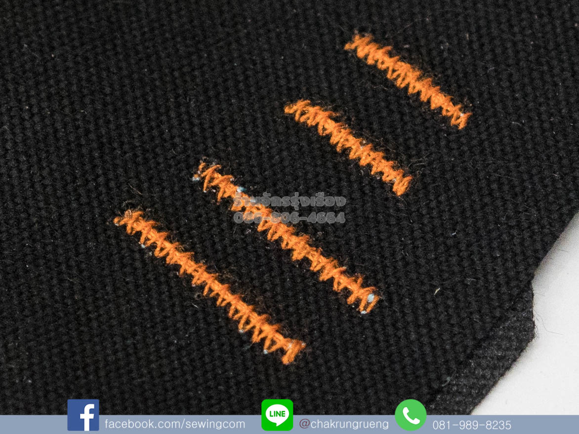 ปรับเปลี่ยนขนาด และจำนวนฝีเข็มได้