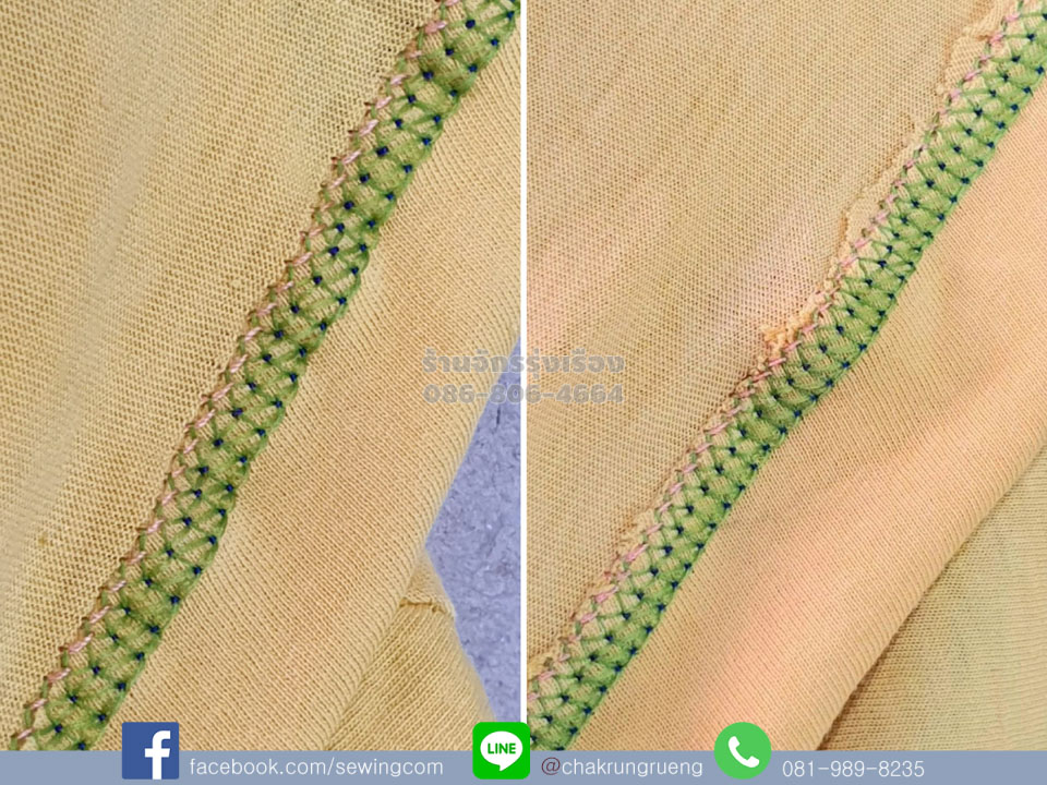 ตัวอย่างตะเข็บ